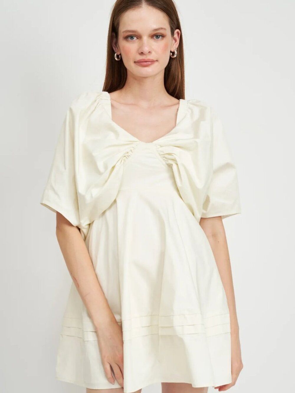 EN SAISON Poplin Babydoll Dress